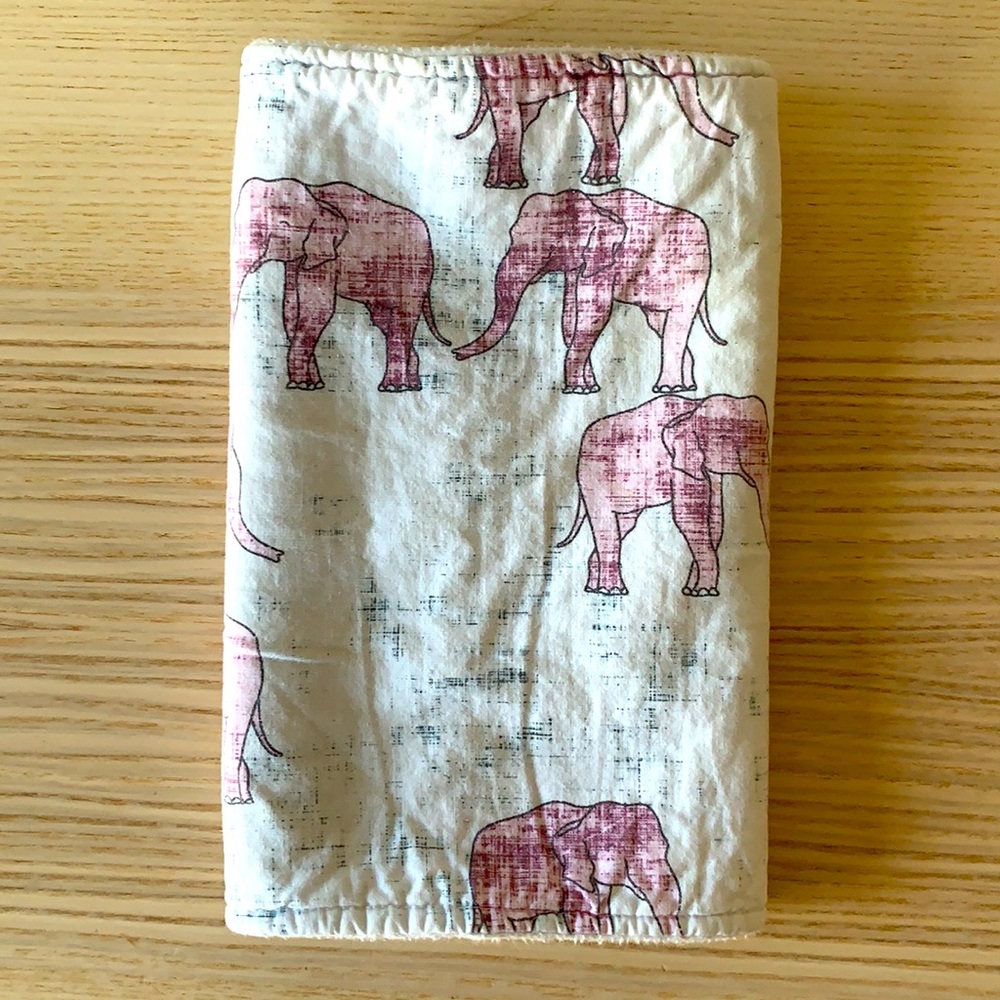 Organic cotton burp cloth/change pad